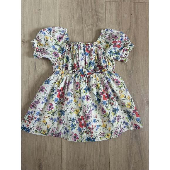 Gap Puff-Sleeve Dress - Floral - 18-24 months with Bloomers - Picture 3 of 8